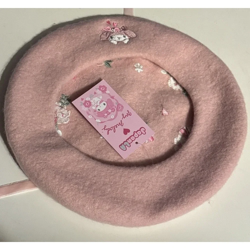 Sanrio My Melody Beret Hat Hello Kitty Kawaii Fairy Japan Y2K New Tags Rare